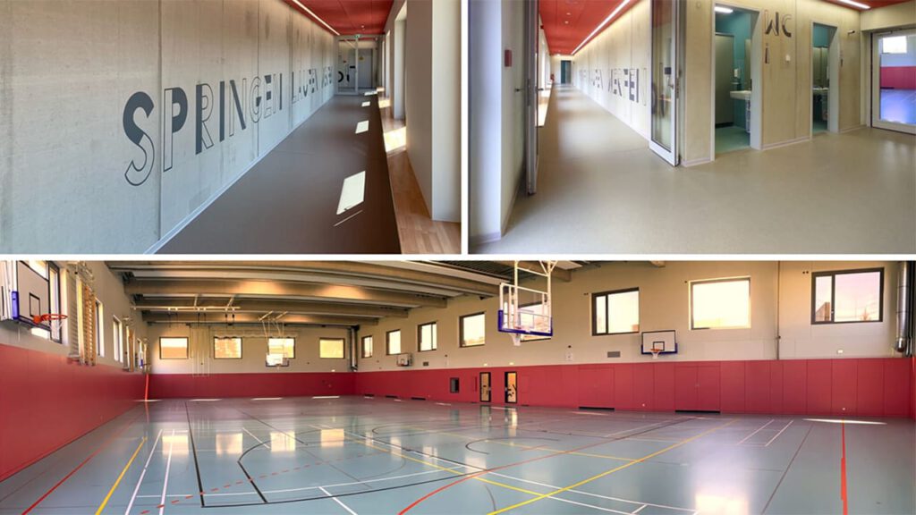 Christoph Arnold Sporthalle - Innenansicht