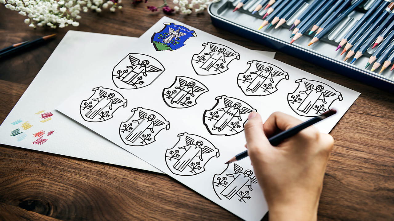 Wie kam der Engel aufs Engelsdorfer Wappen?