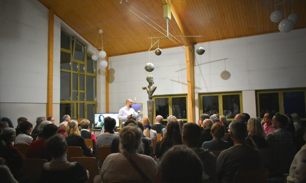Einweihung der ARNOLD-TREPPE mit Künstler Alexander Ondruschka
