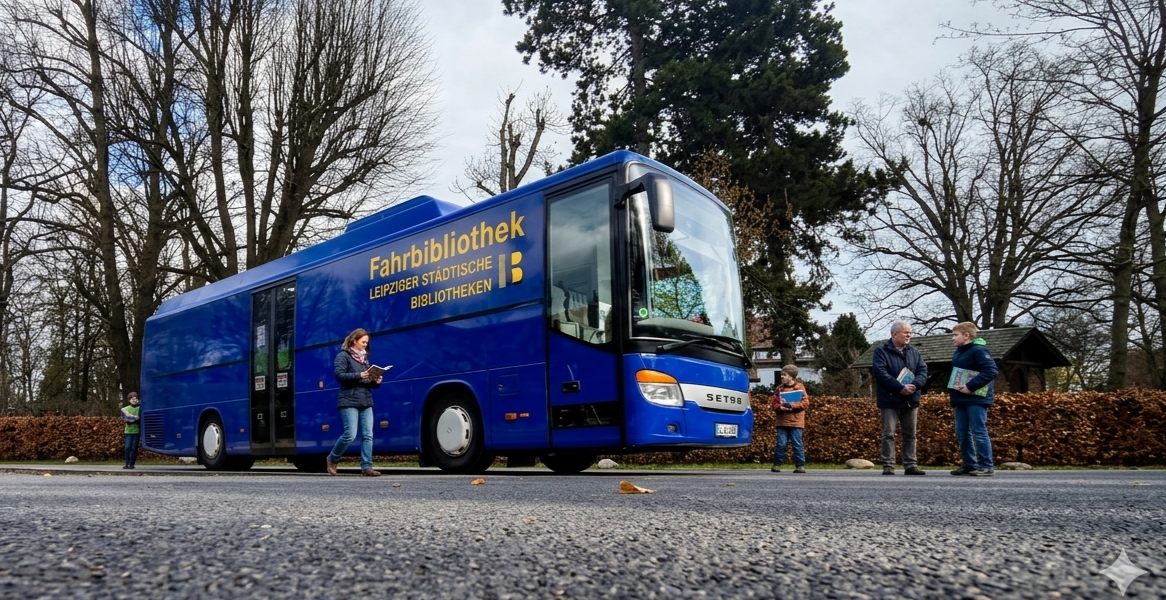 Endstation Leselust: Die Fahrbibliothek in unseren Ortsteilen